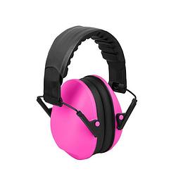 Foto van Probuilder gehoorbescherming kind - gehoorbeschermers oorkappen kinderen - 26db - 3-16 jaar - roze -