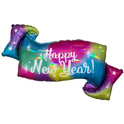 Foto van Amscan folieballon happy new year banner 40 cm