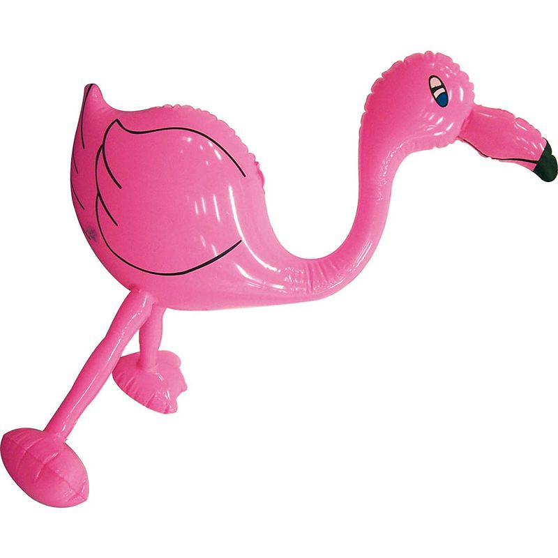 Foto van Opblaasbare flamingo - 60 cm