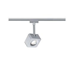 Foto van Paulmann cube 230v-railsysteem lamp urail led vast ingebouwd 8 w led chroom (mat)