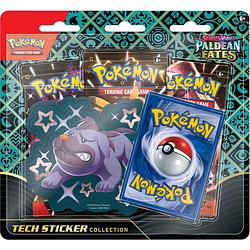 Foto van Pokémon tcg scarlet & violet paldean fates tech sticker collection maschiff