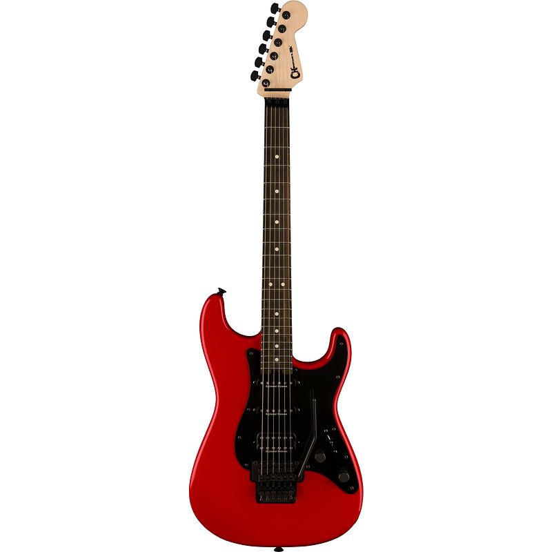 Foto van Charvel pro-mod so-cal style 1 hss fr e ebony ferrari red elektrische gitaar