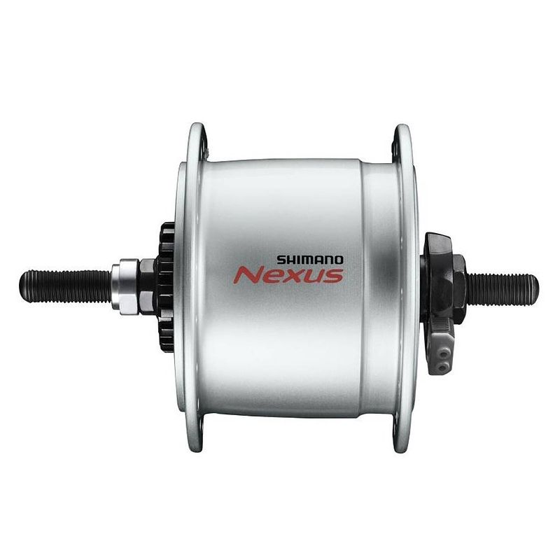 Foto van Shimano naafdynamo dh-c6000-2r zilver