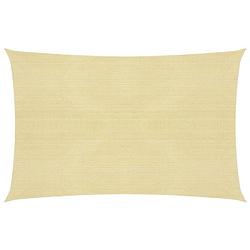 Foto van Infiori zonnezeil 160 g/m² 5x8 m hdpe beige