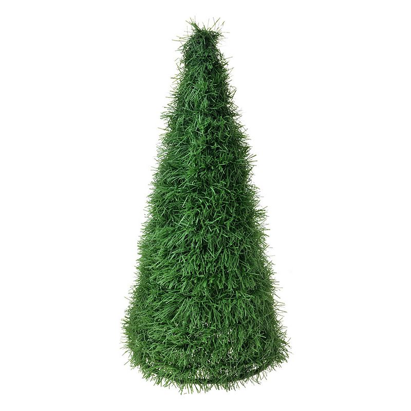 Foto van Clayre & eef kerstdecoratie kerstboom ø 21x50 cm groen kunststof groen