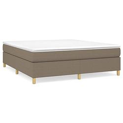 Foto van The living store boxspringbed - bedframe 203 x 180 x 35 cm - bedmatras 180 x 200 x 20 cm - bedtopmatras 180 x 200 x