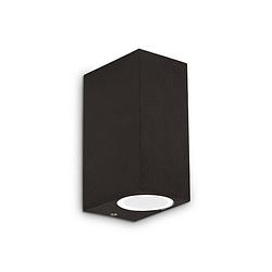 Foto van Landelijke zwarte wandlamp - ideal lux up - metaal - g9 - 6,5 x 9,5 x 15 cm