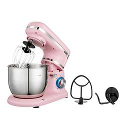 Foto van Moa keukenmachine - keukenrobot - mixer - 1000 watt - roze - sm1203np