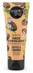 Foto van Organic shop coffee & limonnik gentle face exfoliant