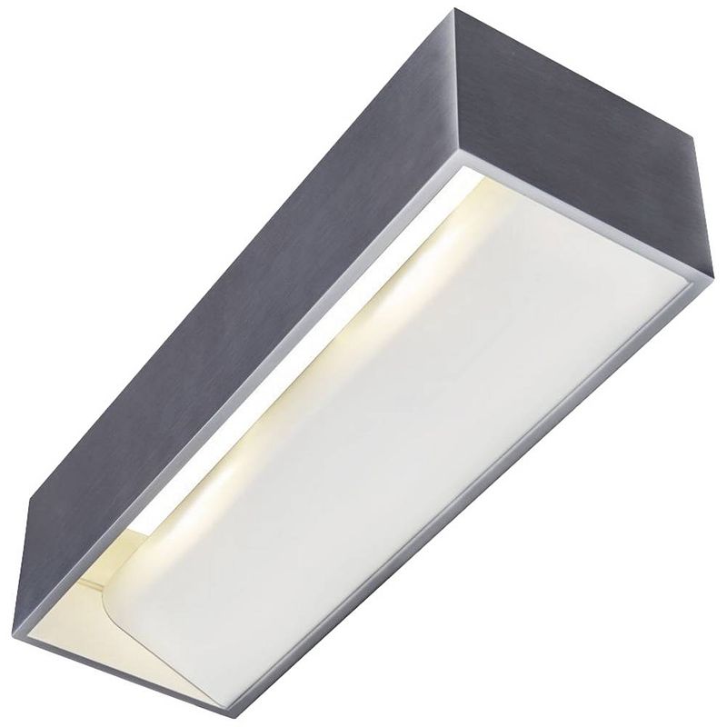 Foto van Slv logs in l 1002843 led-wandlamp led vast ingebouwd 17 w aluminium