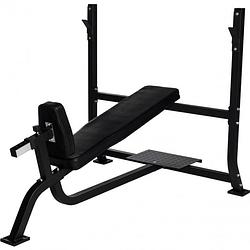 Foto van Gorilla sports incline halterbank - fitnessbank - belastbaar tot 250 kg - zwart