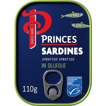 Foto van Princes sardines in olijfolie 110g bij jumbo