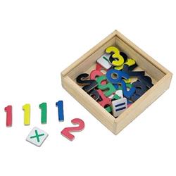 Foto van Viga toys houten cijfers met magneet 37 stuks