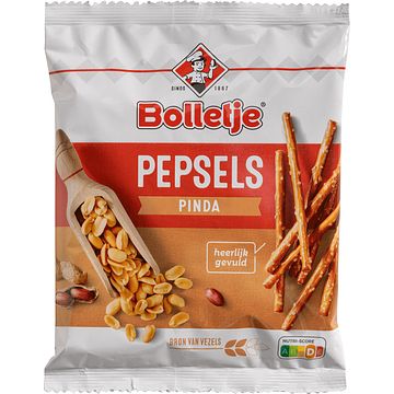 Foto van Bolletje pepsels pinda 115g bij jumbo