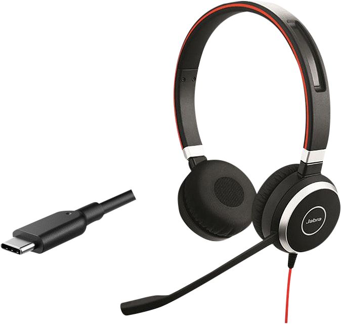 Foto van Jabra evolve 40 usb-c - ms stereo office headset