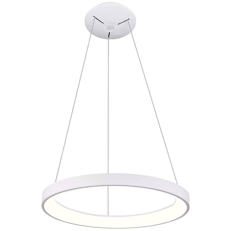 Foto van Deko light sculptoris 600 342193 hanglamp led led vast ingebouwd energielabel: e (a - g) 42 w verkeerswit (ral 9016)