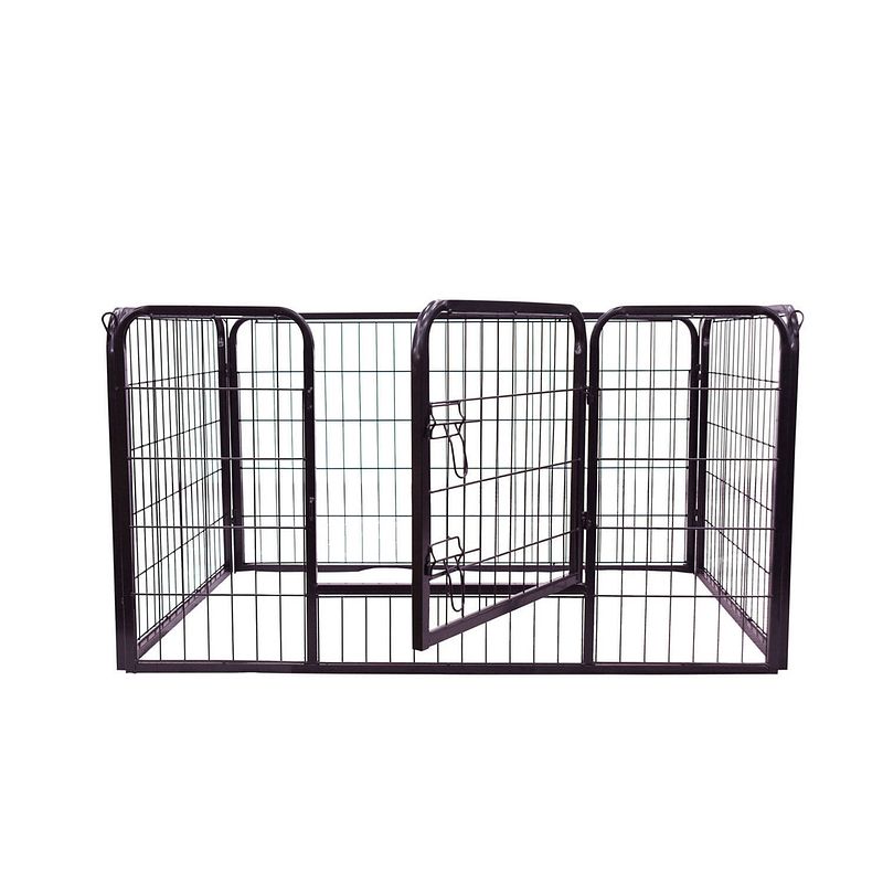 Foto van Hondenren - puppyren - hondenkennel - honden - staal - 125x80x70cm