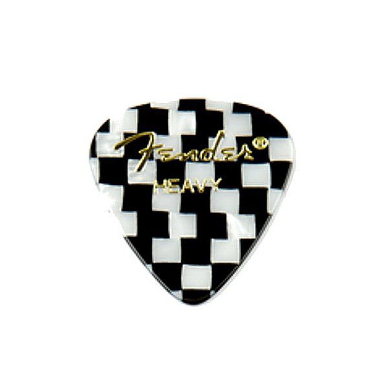 Foto van Fender 351 shape premium picks checker heavy (set van 12)