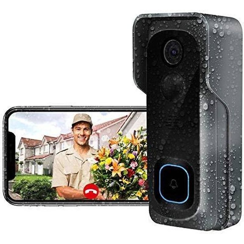 Foto van Afintek pro video deurbel met intercomfunctie inclusief chime waterproof - tuya