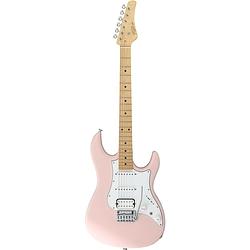 Foto van Fgn guitars j-standard odyssey traditional shell pink elektrische gitaar met gigbag