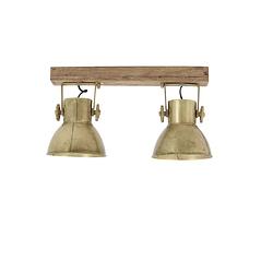 Foto van Light & living - hanglamp elay - 42x18x24 - brons