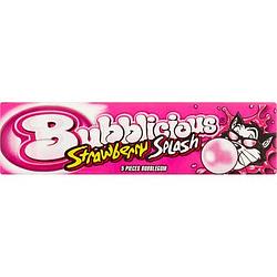 Foto van Bubblicious kauwgom strawberry splash single 38g bij jumbo