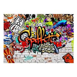 Foto van Artgeist colorful graffiti vlies fotobehang 200x140cm 4-banen