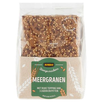 Foto van Jumbo stevige crackers meergranen 210g