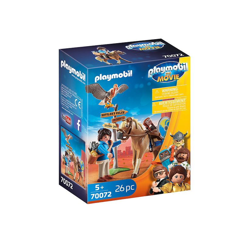 Foto van Playmobil the movie marla met paard 70072