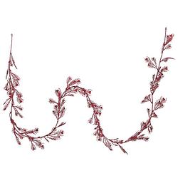 Foto van Nampook - leaf garland 170 cm burgundy 4a