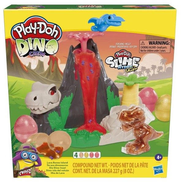 Foto van Play-doh dino crew lava bones island speelset