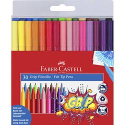 Foto van Faber castell viltstiften grip junior 3 mm 30 stuks