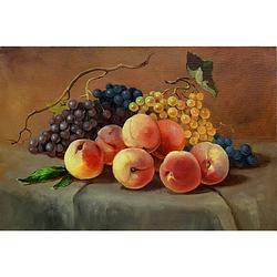 Foto van Inductiebeschermer - stilleven fruit - 78x78 cm