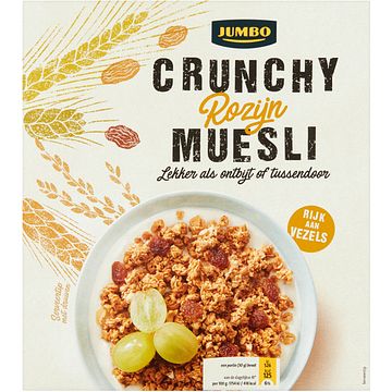 Foto van Jumbo crunchy muesli rozijn 500g