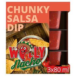 Foto van Willy nacho chunky salsa dip 3 x 80ml bij jumbo