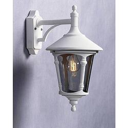 Foto van Konstsmide virgo down 568-250 buitenlamp (wand) spaarlamp, led e27 100 w wit