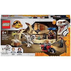 Foto van Lego® jurassic world™ 76945 atrociraptor: motorjacht
