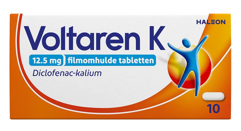 Foto van Voltaren k 12,5 mg pijnstiller filmomhulde tabletten diclofenac-kalium