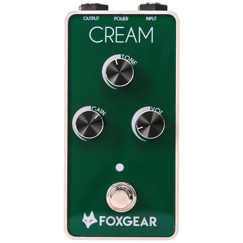 Foto van Foxgear cream vintage tube screamer / overdrive