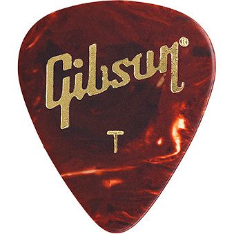 Foto van Gibson aprt12-74t plectrums tortoise picks 12-pack thin