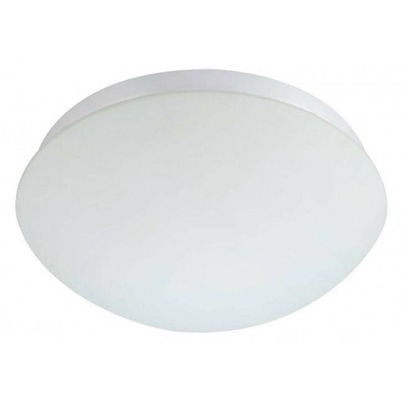 Foto van Led plafondlamp met bewegingssensor - 360° sensor - e27 fitting - mat wit - melkglas - philips - corepro ledbulb 827 a60