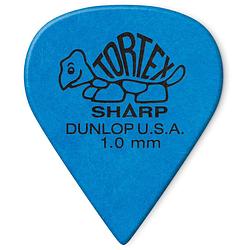 Foto van Dunlop 412p100 tortex sharp pick 1.0 mm plectrumset (12 stuks)