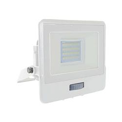 Foto van V-tac vt-128s led schijnwerper met sensor - 20 w - 1510 lm - 3000k -