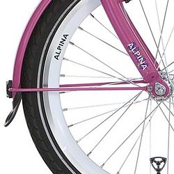 Foto van Alpina spatbordstang set 16 candy pink