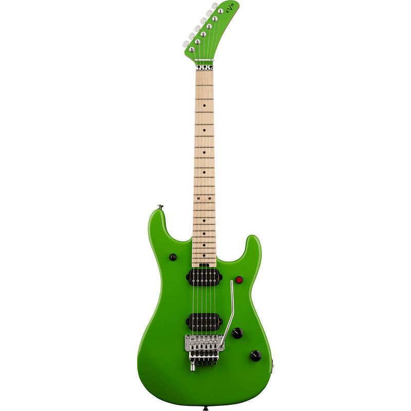 Foto van Evh 5150 series standard slime green mn elektrische gitaar