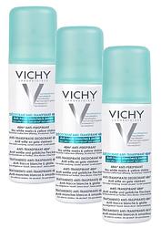 Foto van Vichy deodorant intense transpiratie spray 48 uur anti-strepen - multiverpakking