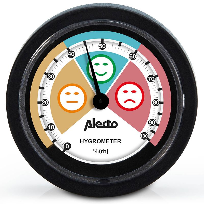 Foto van Hygrometer alecto ws-05 zwart