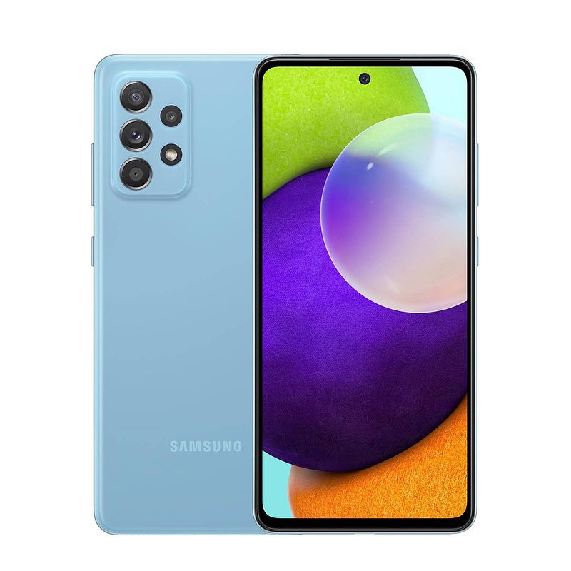 Foto van Samsung galaxy a52 4g 128gb smartphone blauw