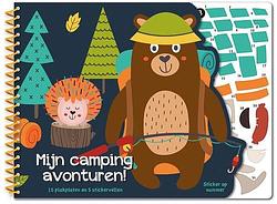 Foto van Stickeren op nummer - mijn campingavonturen - hardcover (9789464322866)