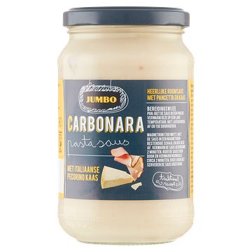 Foto van Jumbo carbonara pastasaus 350g